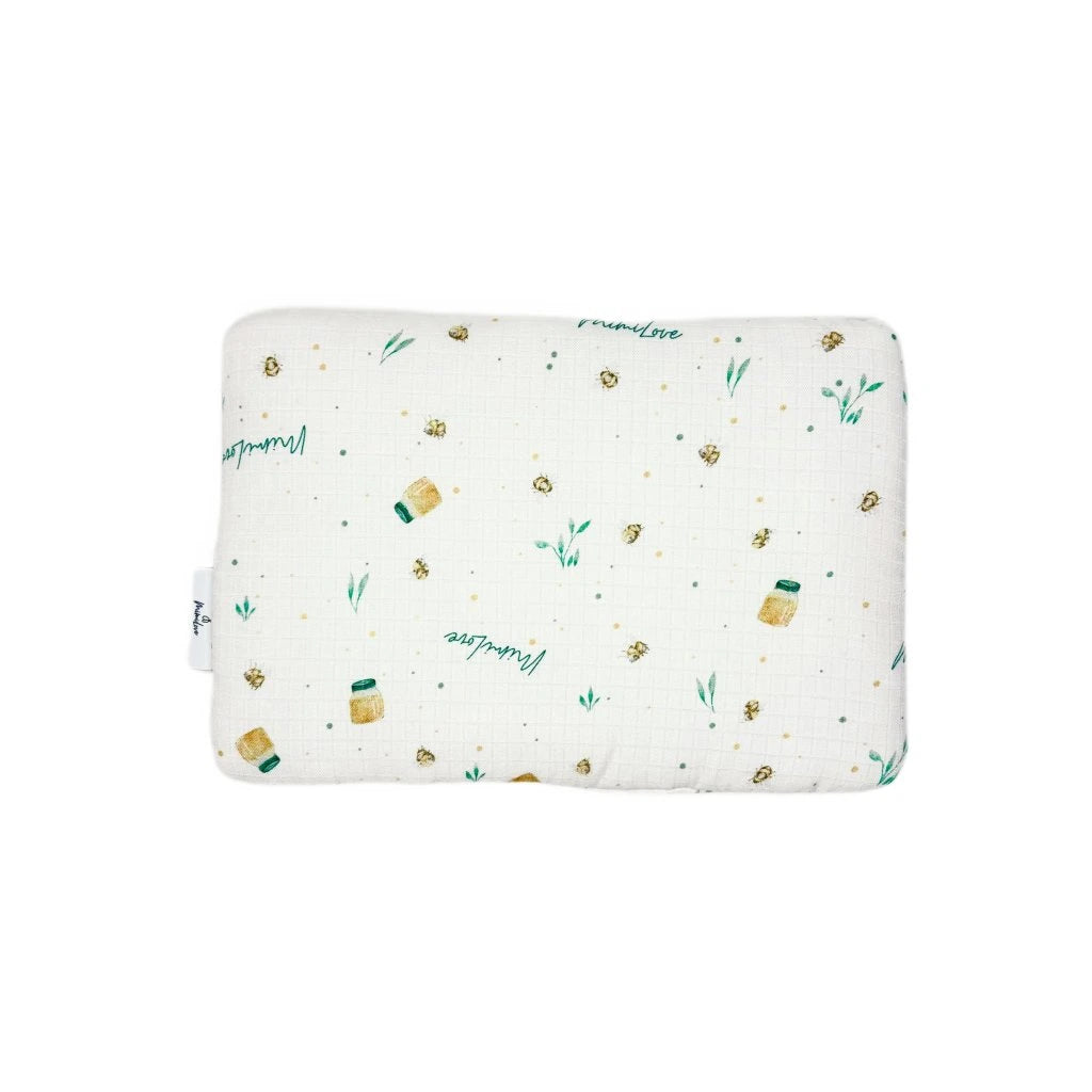 Baumwoll-Musselinkissen Honig