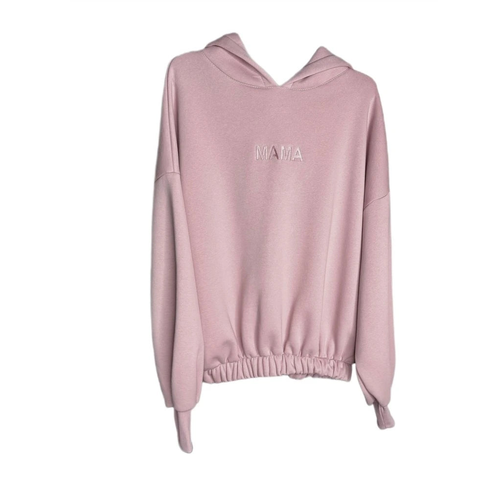 Damen Hoodie Trendy MAMA Puderrosa