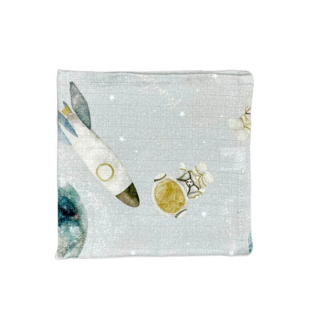 Baumwoll-Musselinwindel 40 x 40 cm Universe