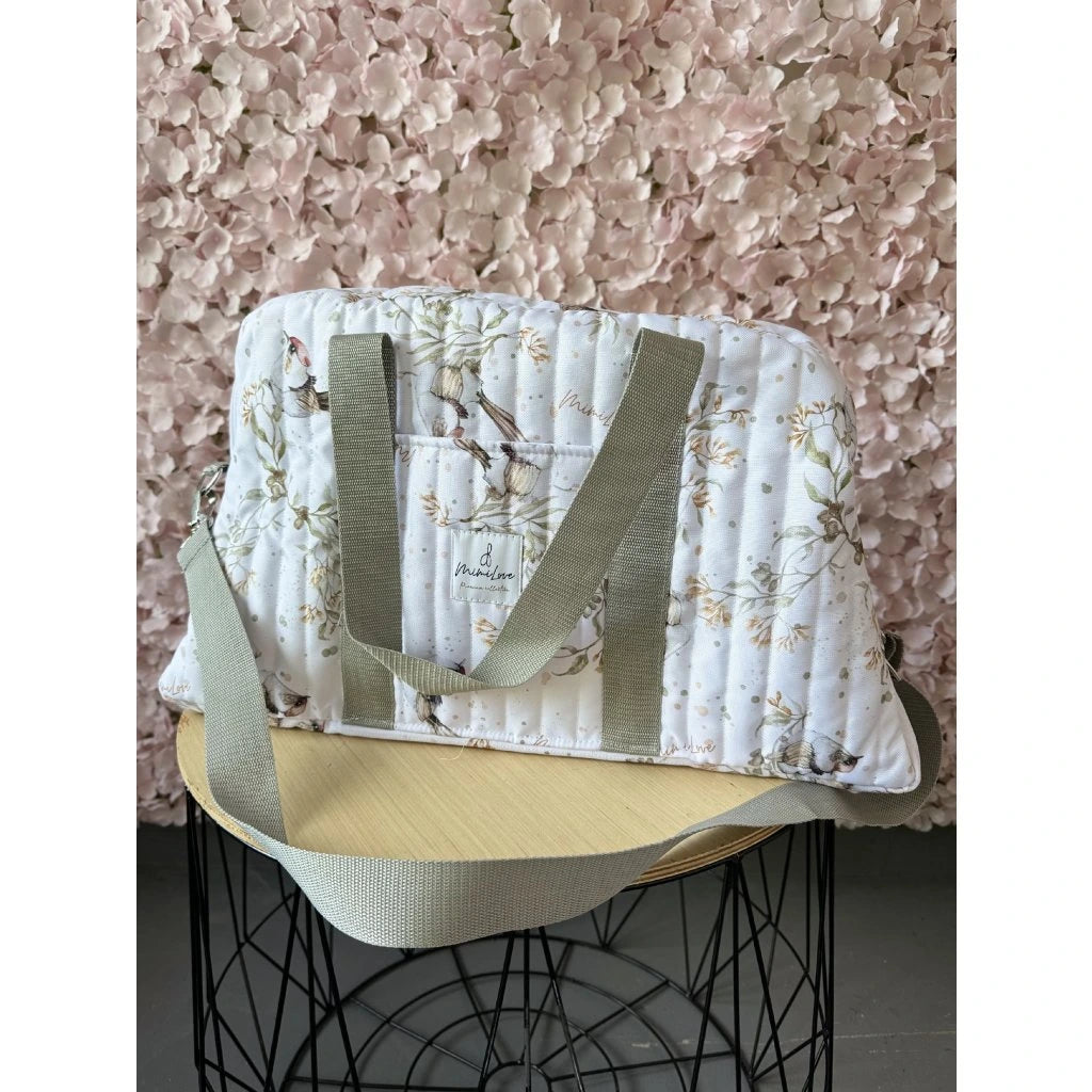 Mimilove Golden Birds wasserdichte Endbindungs / Reisetasche