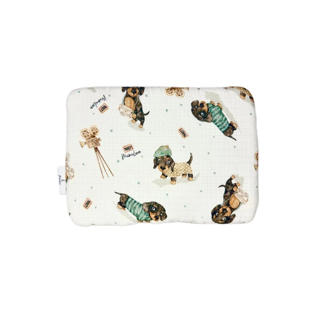 Baumwoll-Musselinkissen Hunde