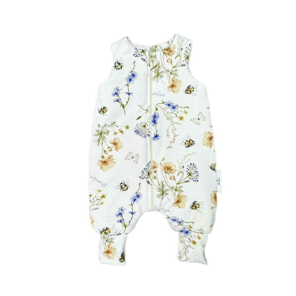 Schlafsack mit Beinen für Säuglinge Wiese