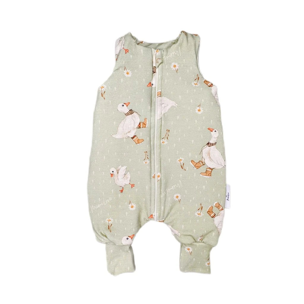 Schlafsack mit Beinen für Säuglinge Gänse