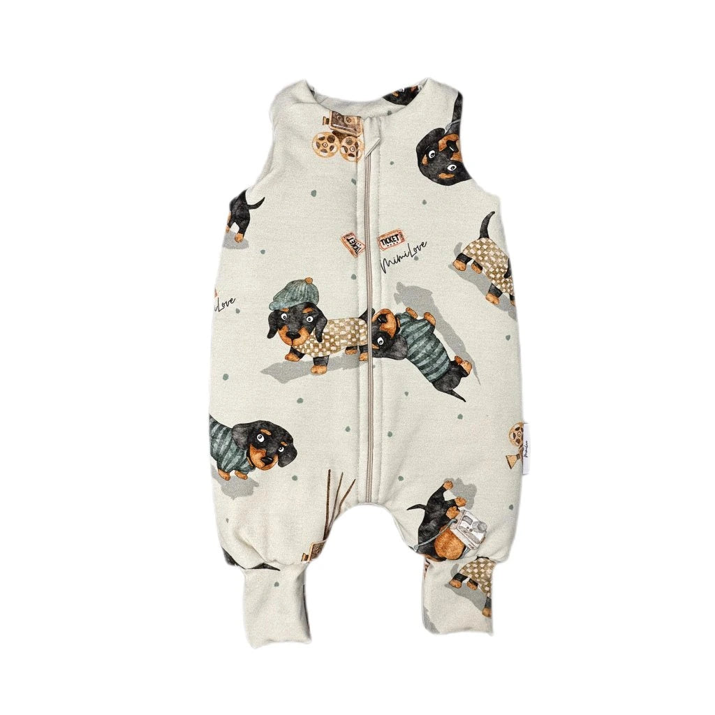 Schlafsack mit Beinen für Säuglinge Hund