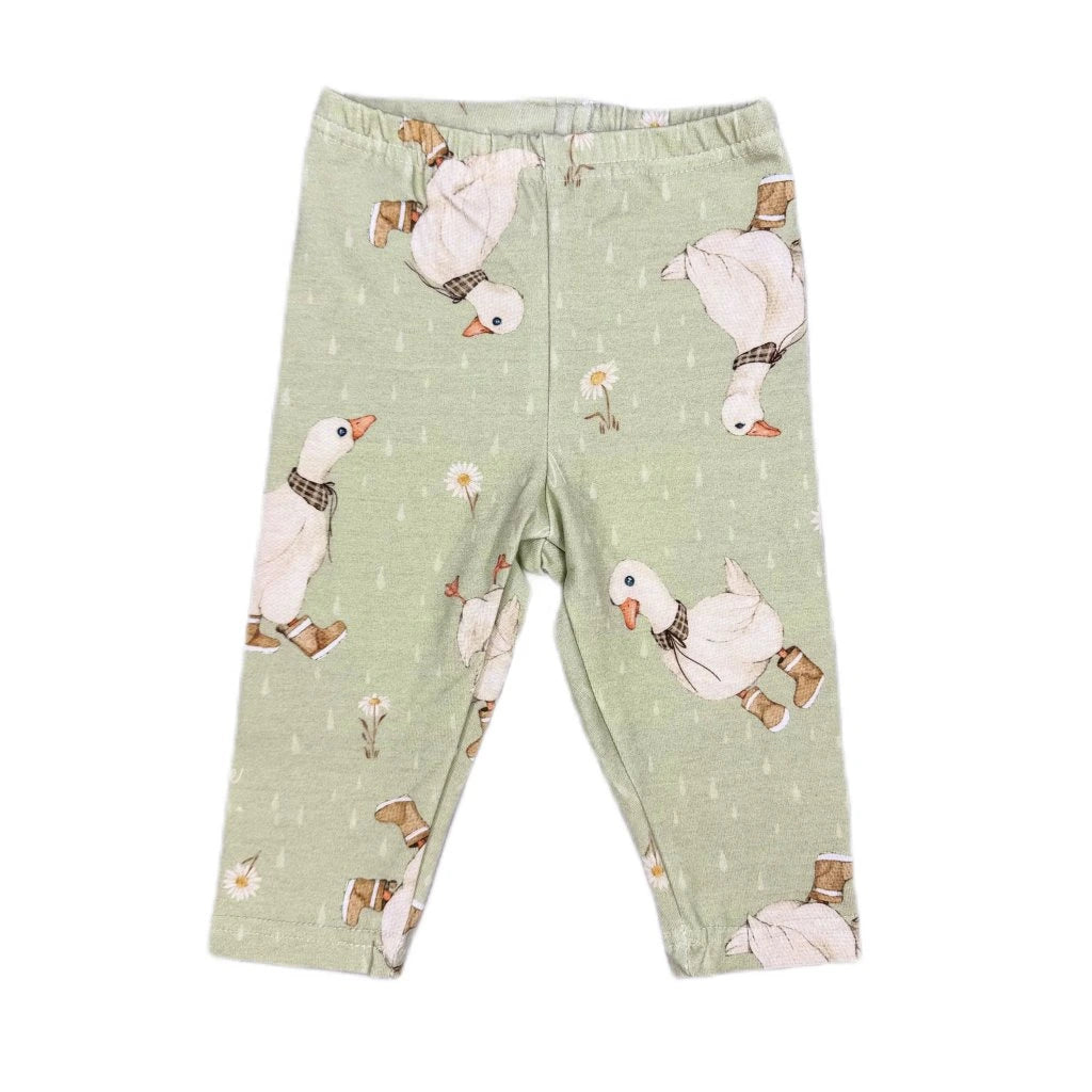 Baby-Leggings Gr. 6–9 Monate Gänse