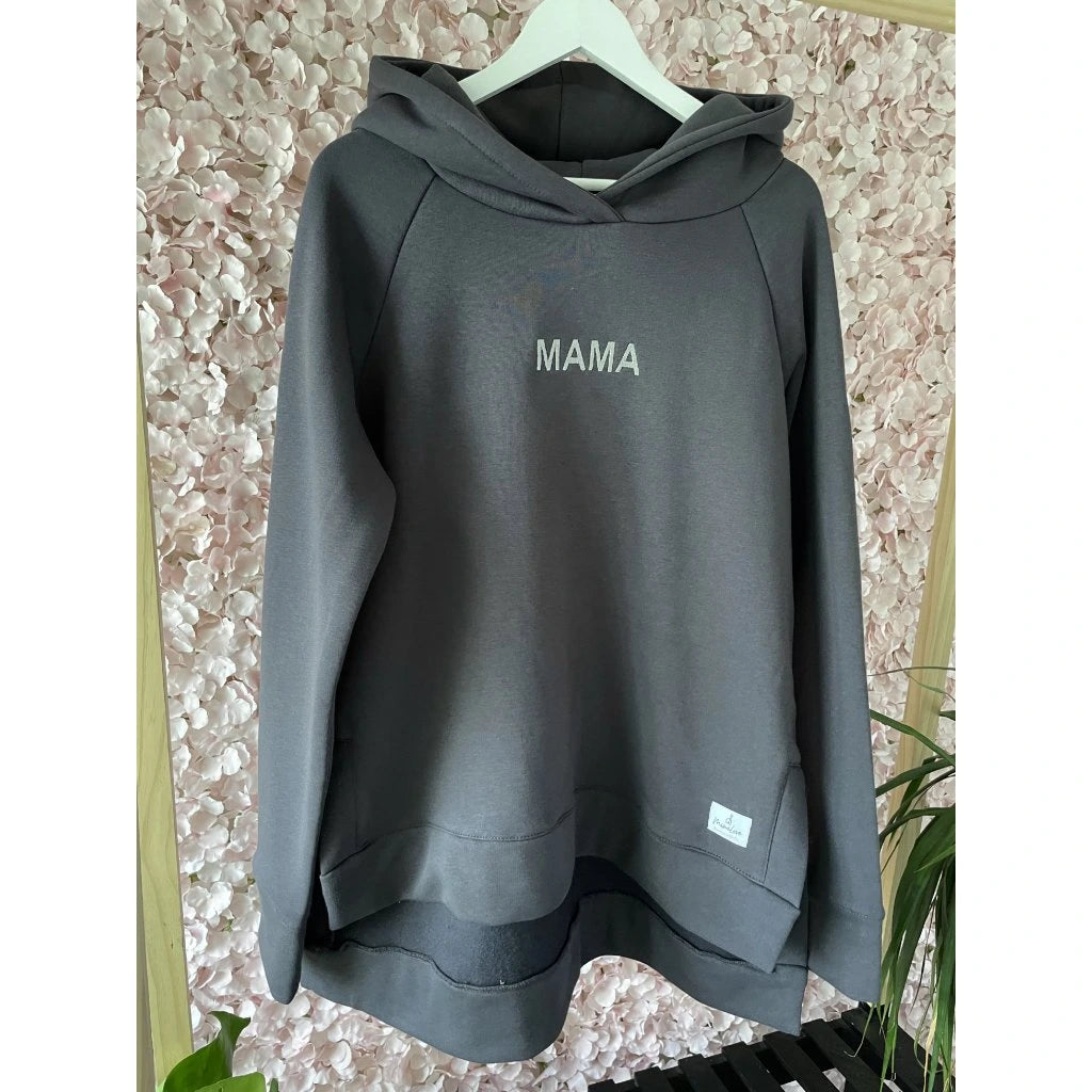 Damen Hoodie MAMA - Graphit