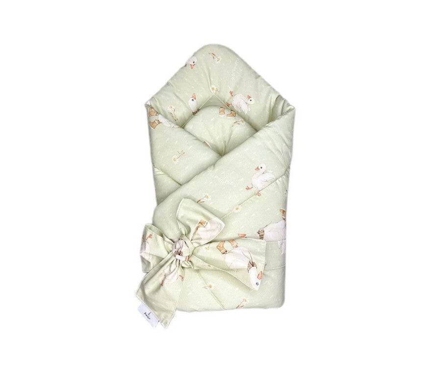 Babyhorn / Babymatte aus Baumwolle Gänse