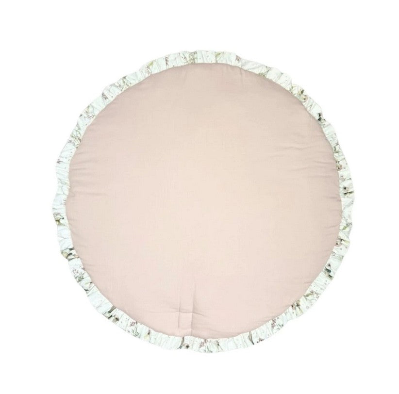 Spieldecke Golden Birds Rosa / Puderrosa