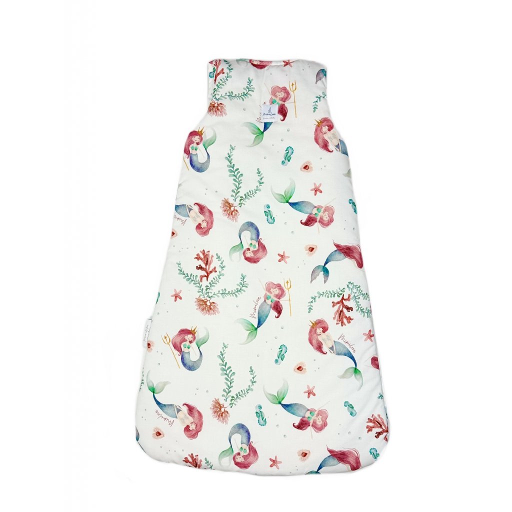 Baumwoll-Schlafsack für Kinder 04 - 18 Monate - Meerjungfrau
