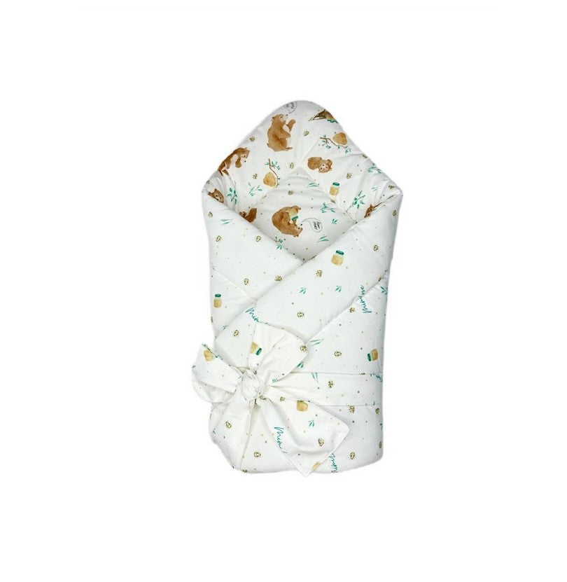 Babyhorn / Babymatte aus Baumwolle Teddybär