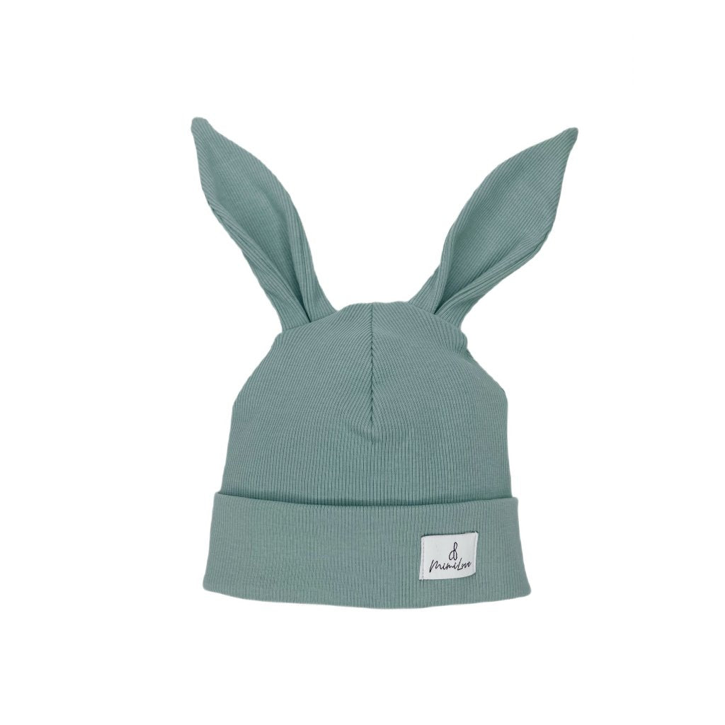 Übergangsmütze Hase Aqua