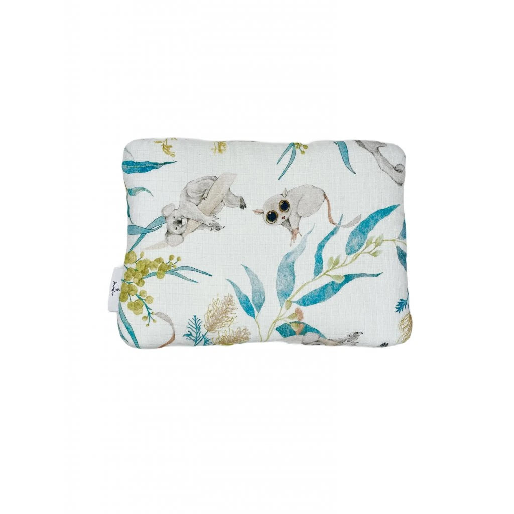 Baumwoll-Musselinkissen Australian Summer Blue