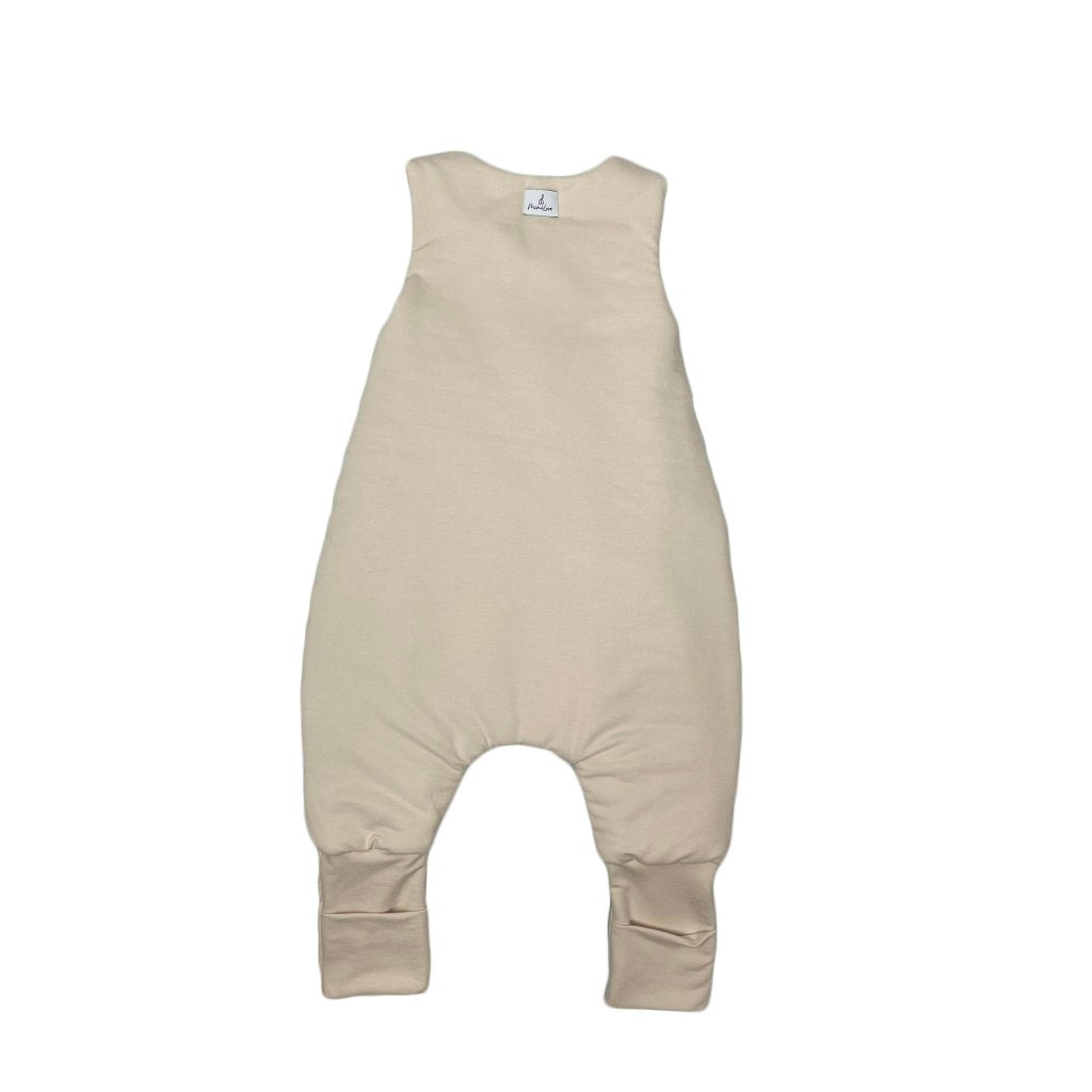 Bambus-Schlafsack mit Beinen – für Kinder 09 - 36 Monate Beige