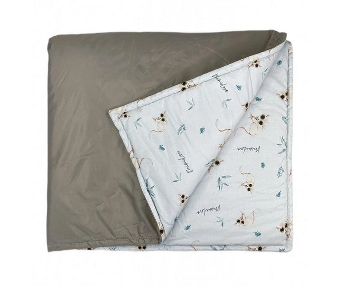 Picknickdecke - Summer Blue Animal