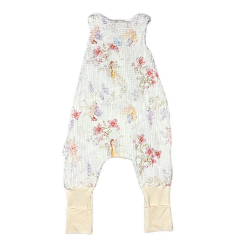 Leichter Musselin-Schlafsack mit Beinen Feen