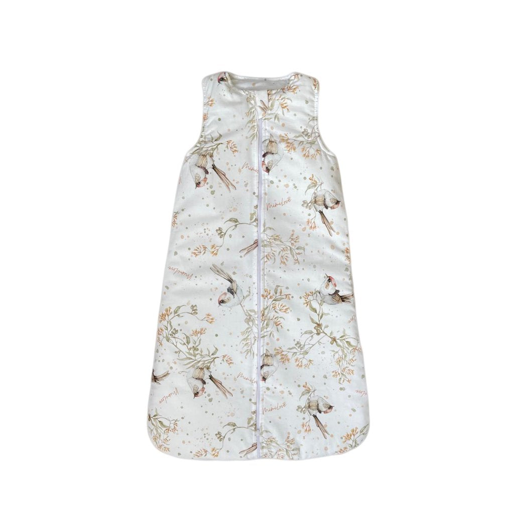 Baumwoll-Schlafsack für Kinder 04 - 18 Monate - Golden Birds