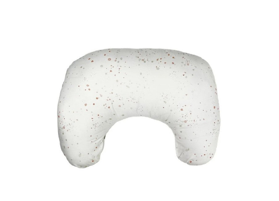 Baumwoll-Stillkissen Golden Birds Rose