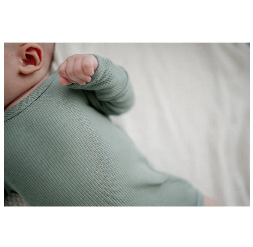 Baby Langarmbody SALBEI