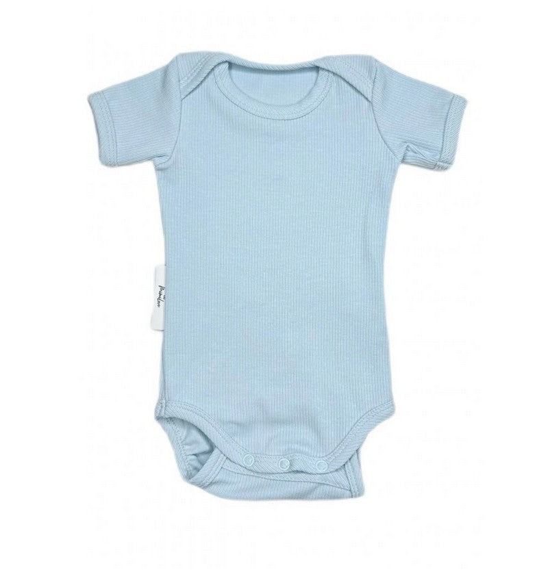 Baby Kurzarmbody HELLBLAU