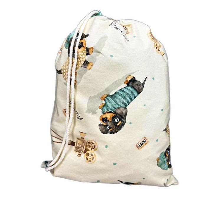 Bettwäsche-Set 140 x 200 cm Hunde