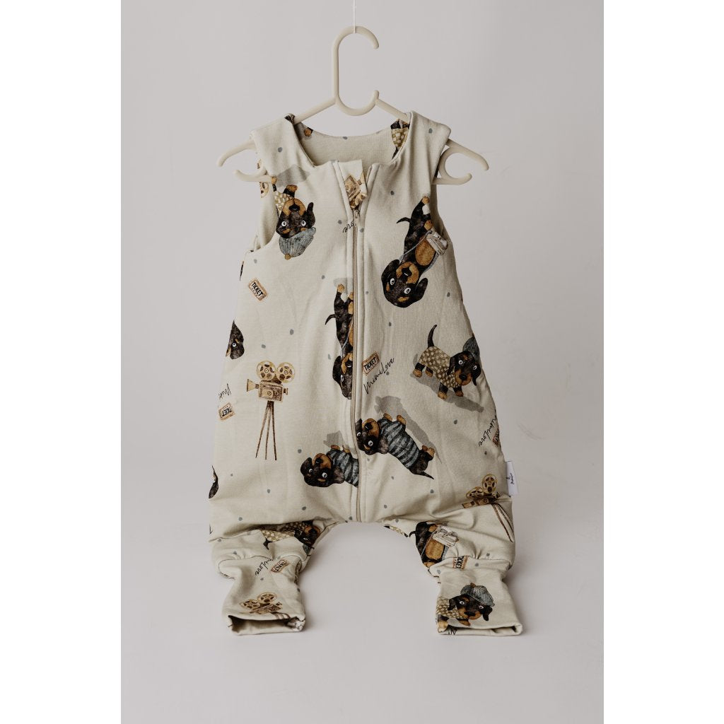 Leichter Schlafsack mit Beinen 09 - 36 Monate - Hunde
