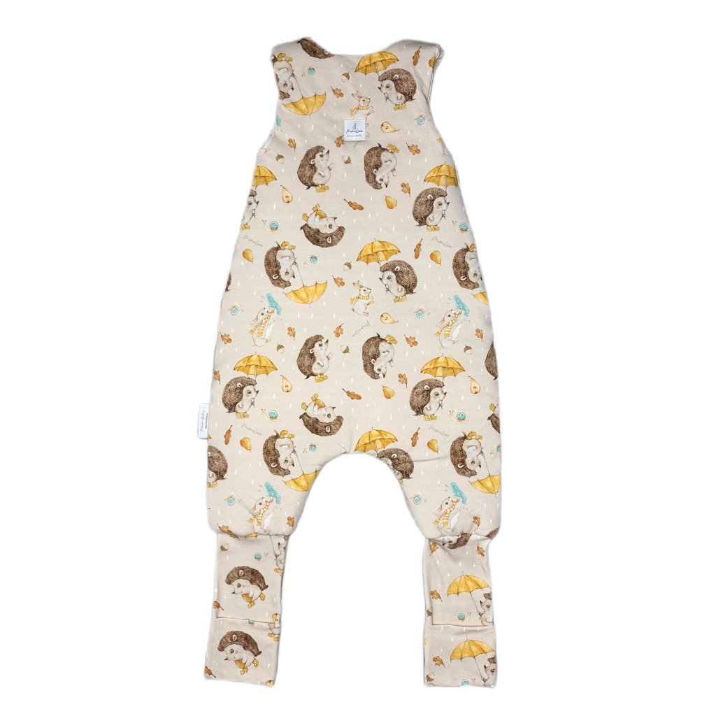 Leichter Schlafsack mit Beinen 3 - 5 Jahre - Igel