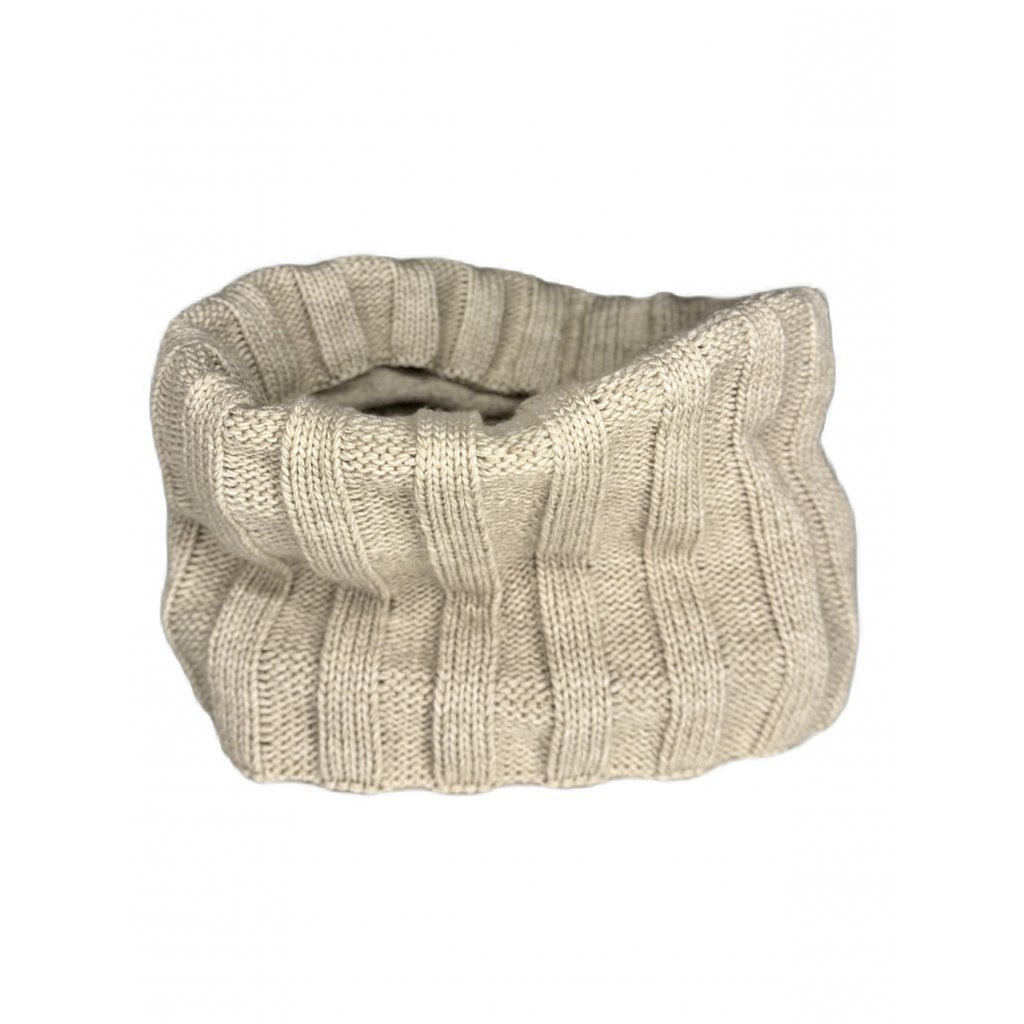 Winter-Schlauchschal ab 11 Jahren bis Erwachsene Beige