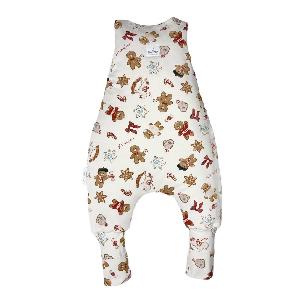 Leichter Schlafsack mit Beinen 09 - 36 Monate - Lebkuchen LIMITED EDITION