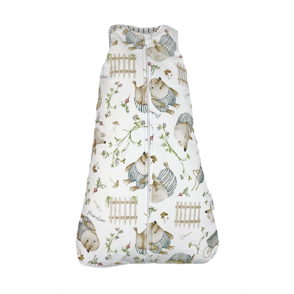 Baumwoll-Schlafsack für Kinder 04 - 18 Monate - Maulwurf Weiß