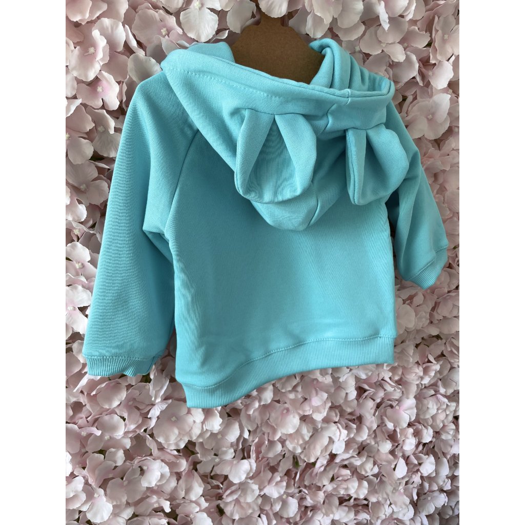 Kinder Hoodie TEDDYBÄR 06 – 12 Monate Ozean LIMITED EDITION