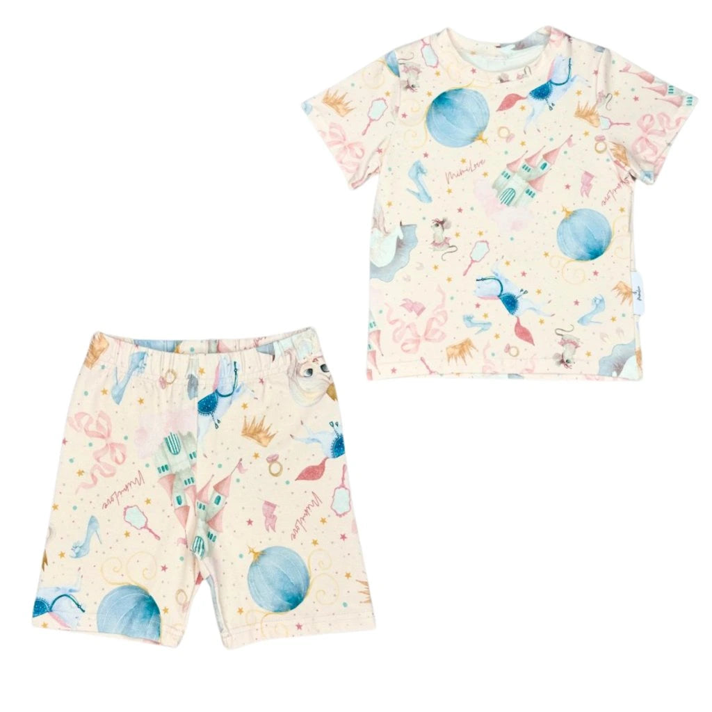 Kurzarm-Pyjama Prinzessin