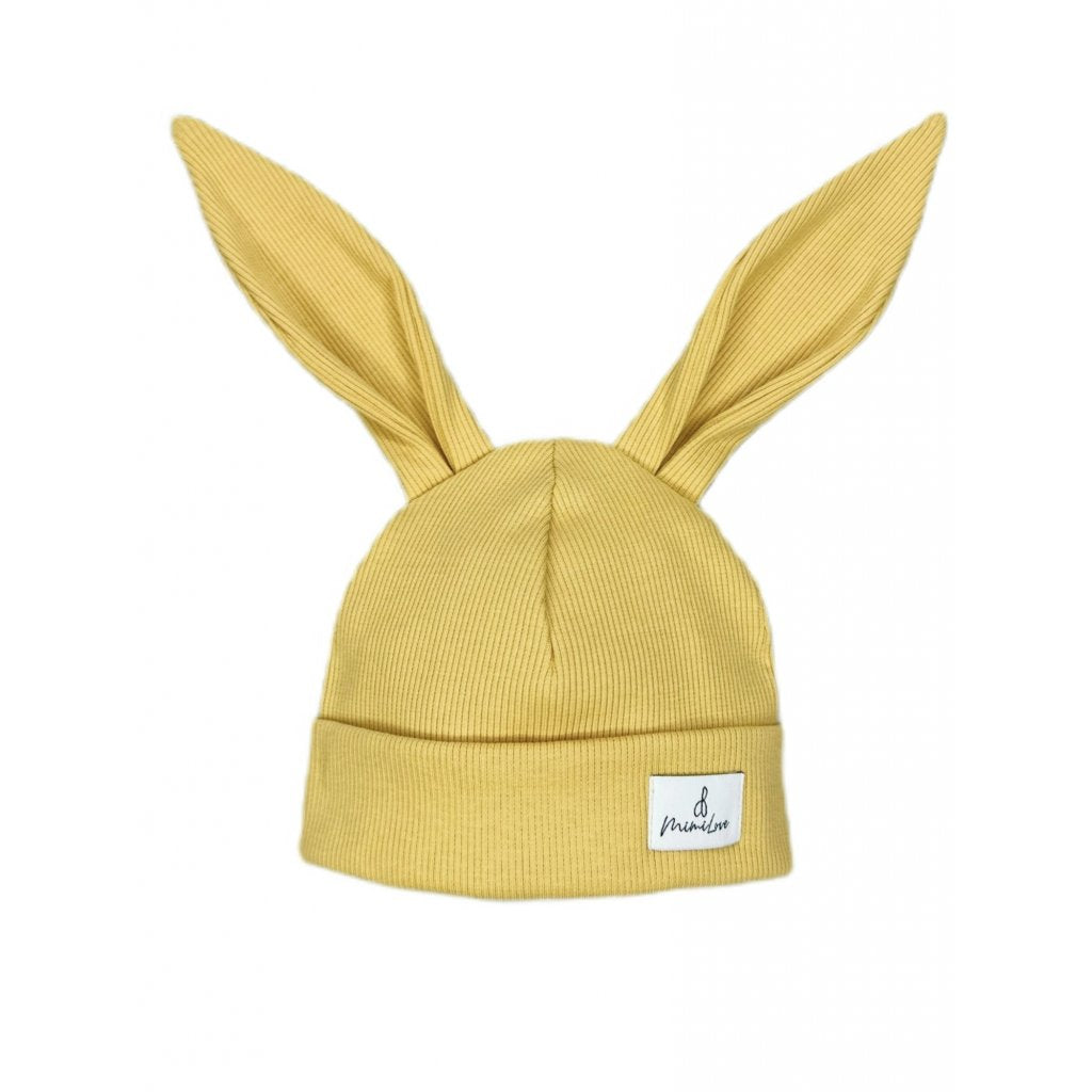 Übergangsmütze Hase Senfhonig