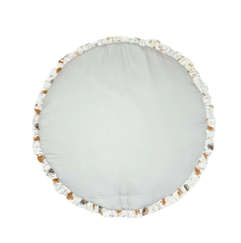 Spieldecke Teddybär / Hellgrau