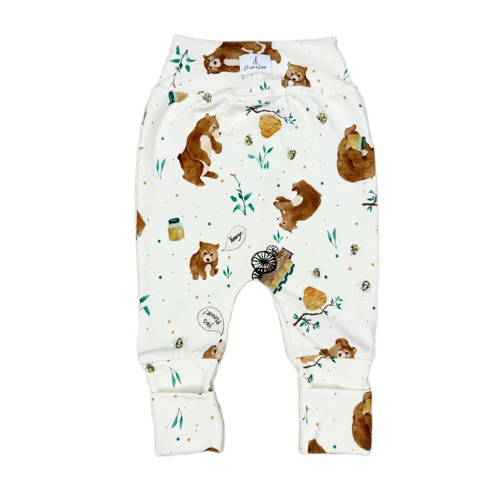Pumphose für Baby 1 - 3 Monate TEDDYBÄR HONIG
