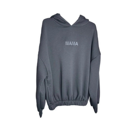Damen Hoodie Trendy MAMA Graphit