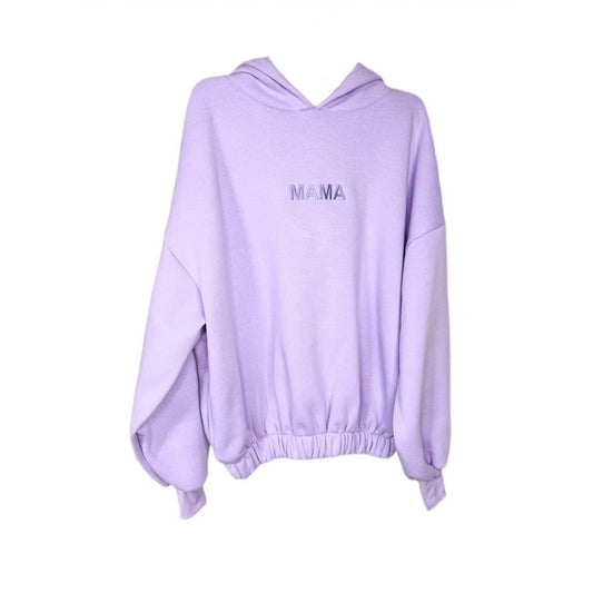 Damen Hoodie Trendy MAMA Lavendel