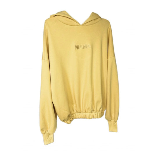 Damen Hoodie Trendy MAMA Sandhonig