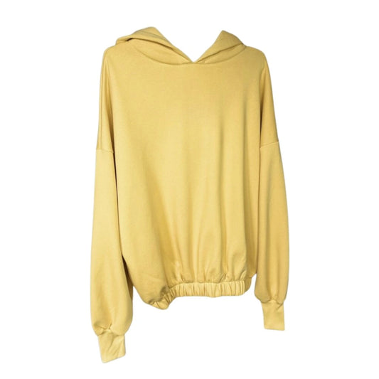 Damen Hoodie Trendy Senfhonig