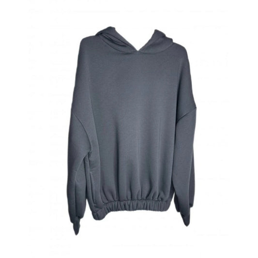 Damen Hoodie Trendy Graphit