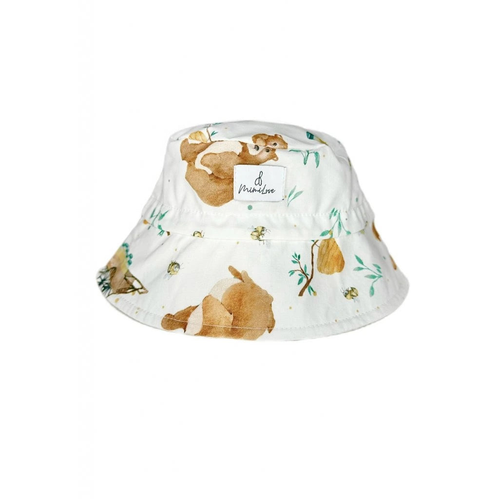 Baumwollhut - Teddybär