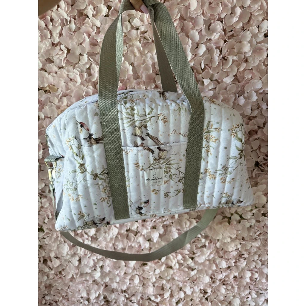 Mimilove Golden Birds wasserdichte Endbindungs / Reisetasche
