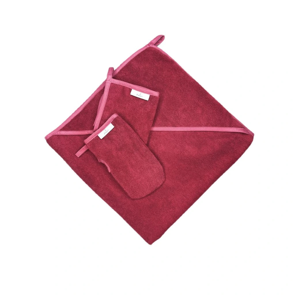 Limited Edition Kinderbadetuch Bordeaux