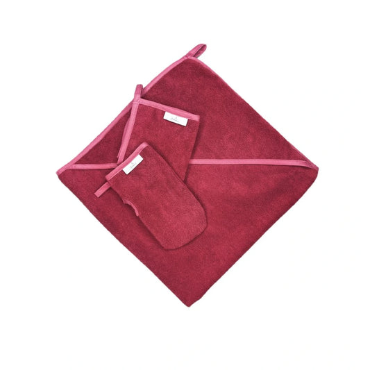 Limited Edition Kinderbadetuch Bordeaux
