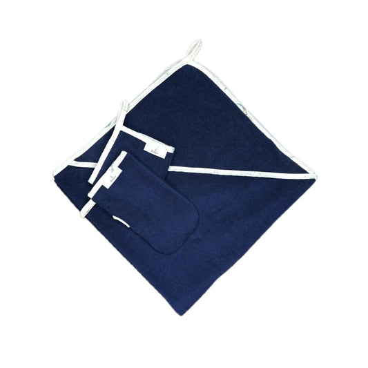 Limited Edition Kinderbadetuch Dunkelblau