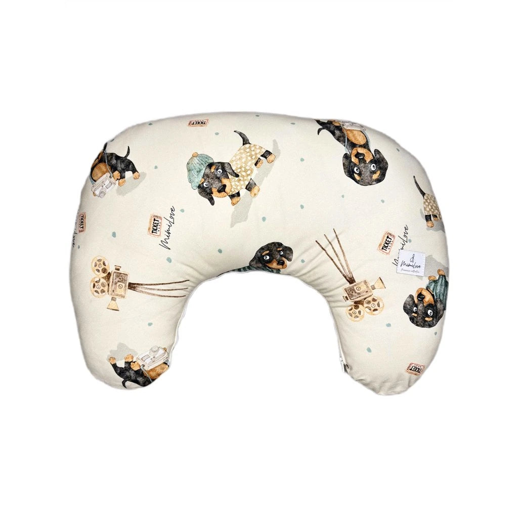 Baumwoll-Stillkissen Hunde