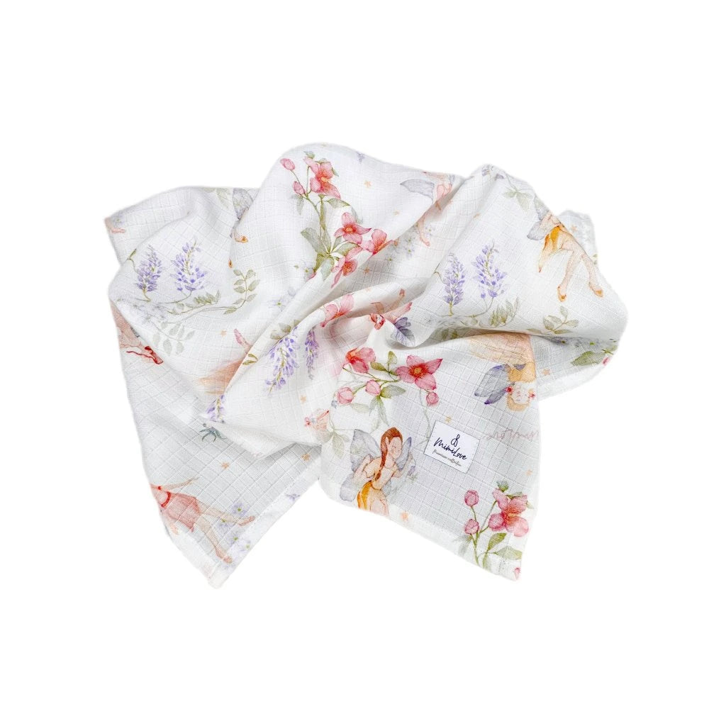 Musselin-Mullwindel 75 x 75 cm Feen