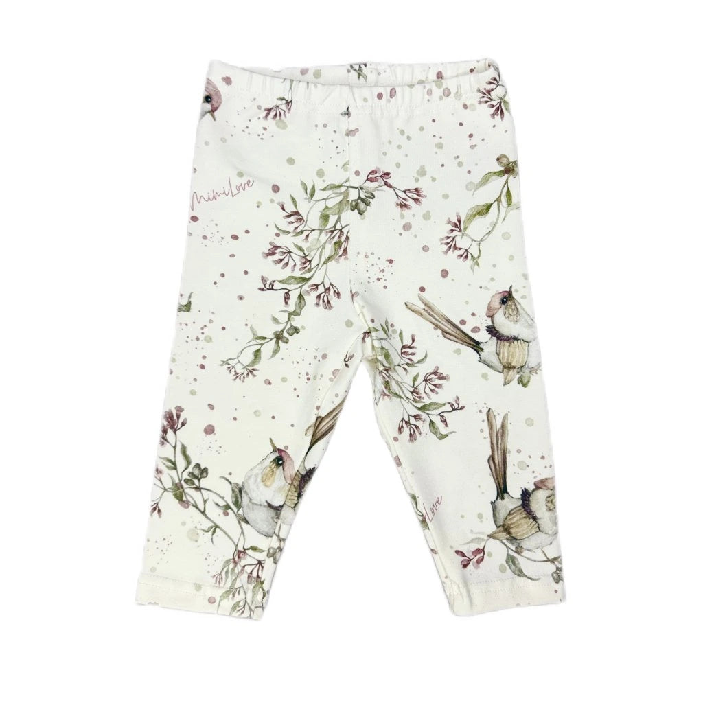Baby-Leggings Gr. 6–9 Monate Golden Birds Rose