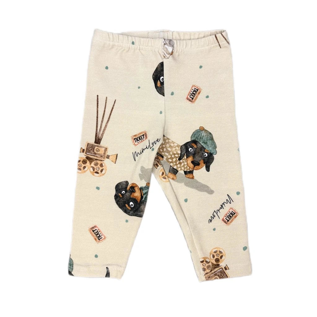 Baby-Leggings Gr. 6–9 Monate Hunde