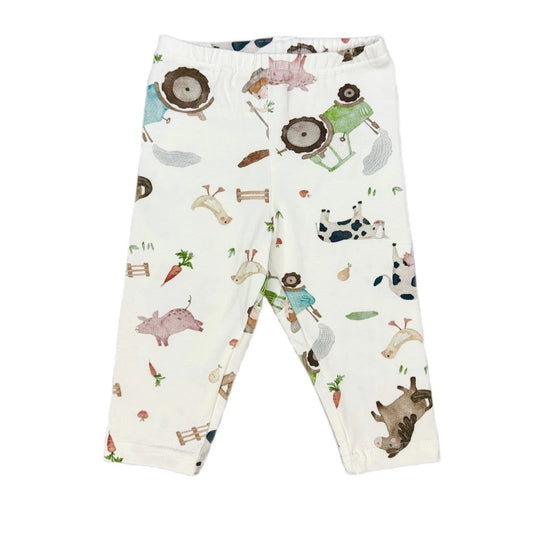 Baby-Leggings Gr. 6–9 Monate Farmer White