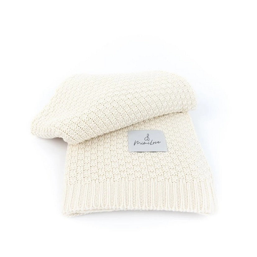 Bambusdecke BABY CREMIG